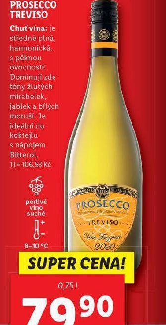 Lidl Prosecco treviso nabídka
