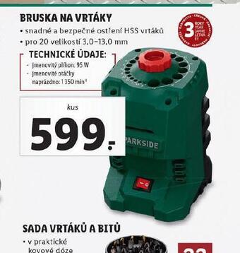 Lidl Bruska na vrtáky nabídka