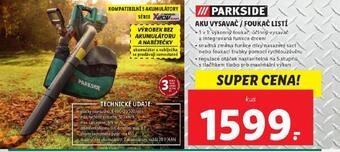 Lidl Aku vysavač / foukač listí nabídka