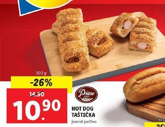 Lidl Hot dog taštička nabídka