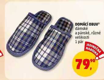 Penny Market Domácí obuv, 1 pár nabídka