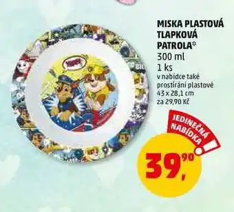 Penny Market Miska plastová tlapková patrola 300 ml, 1 ks nabídka