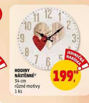 Penny Market Hodiny nástěnné, 1 ks nabídka