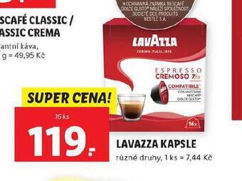 Lidl Lavazza kapsle nabídka