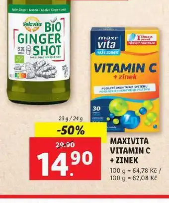 Maxivita vitamin c + zinek