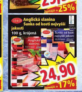 Norma Anglická slanina nabídka