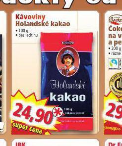 Norma Holandské kakao nabídka