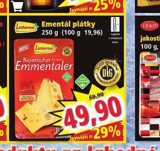 Norma Ementál plátky nabídka
