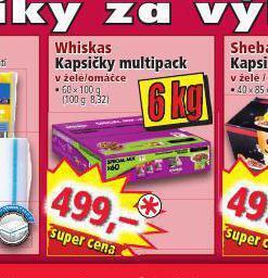 Norma Whiskas kapsičky pro kočky nabídka