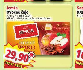 Norma Jemča ovocné čaje nabídka