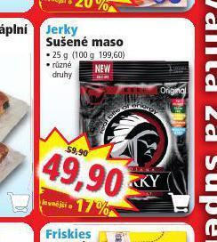 Norma Jerky sušené maso nabídka