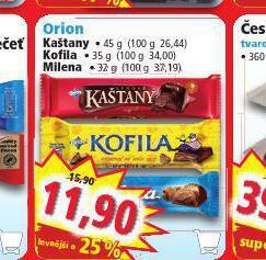 Norma Orion kaštany, kofila, milena nabídka