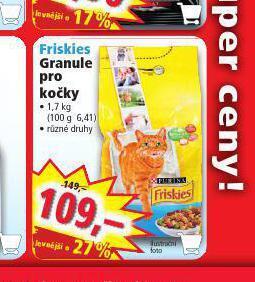 Norma Friskies granule pro kočky nabídka
