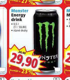 Norma Monster energy drink nabídka