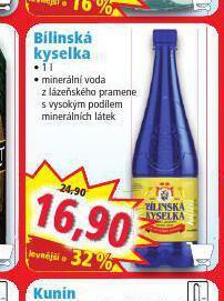 Norma Bílinská kyselka nabídka