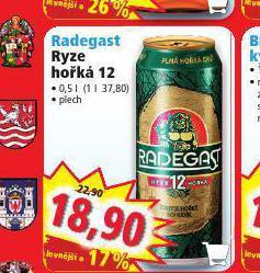 Norma Pivo radegast ryze hořká 12 nabídka