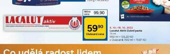 Tesco Lacalut aktiv zubní pasta nabídka