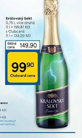 Tesco Královský sekt nabídka