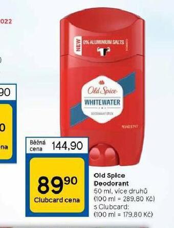 Tesco Old spice deodorant nabídka