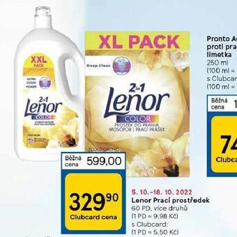 Tesco Lenor prací prostředek nabídka