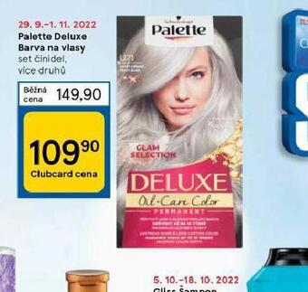 Tesco Palette deluxe barva na vlasy nabídka