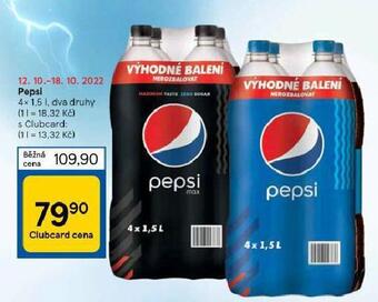 Tesco Pepsi 4pack nabídka