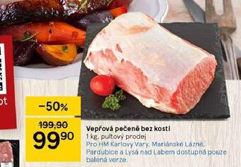 Tesco Vepřová pečeně bez kosti nabídka