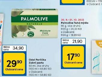 Tesco Palmolive tuhé mýdlo nabídka