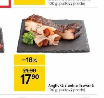 Tesco Anglická slanina lisovaná nabídka