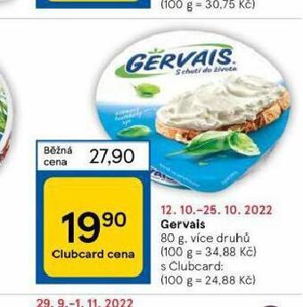 Tesco Gervais nabídka