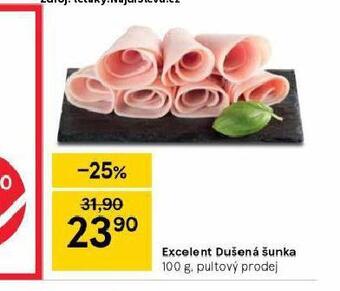Tesco Excelent dušená šunka nabídka