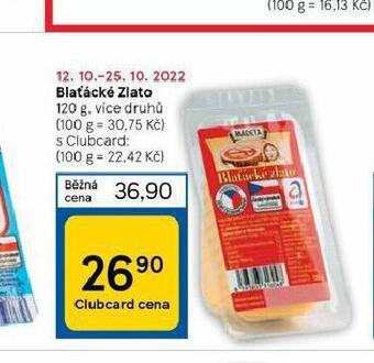 Tesco Blaťácké zlato nabídka