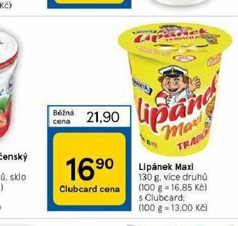 Tesco Lipánek maxi nabídka