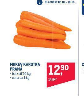 Makro Mrkev karotka nabídka