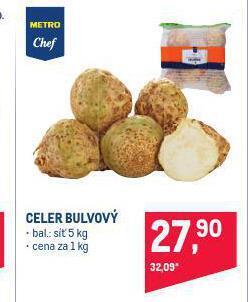 Makro Celer bulvový nabídka