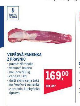 Makro Vepřová panenka nabídka