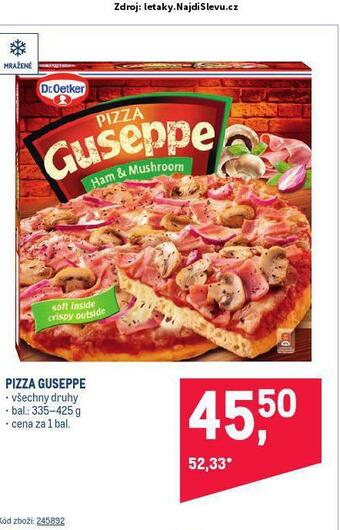 Makro Pizza guseppe nabídka