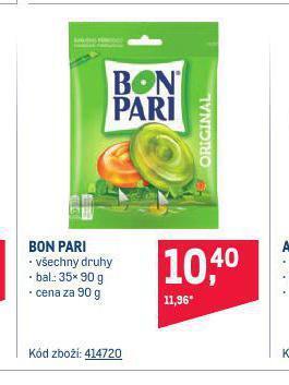 Makro Bon pari nabídka