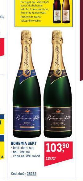 Makro Bohemia sekt nabídka