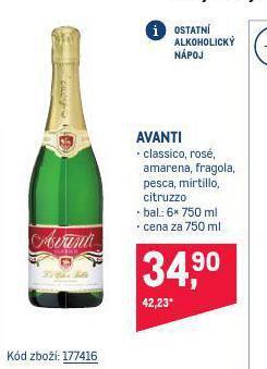 Makro Avanti nabídka