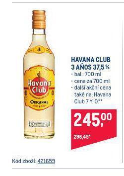Makro Havana club nabídka