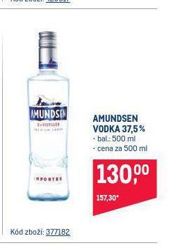 Makro Amundsen vodka nabídka
