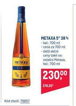 Makro Metaxa 5* nabídka