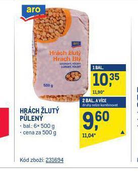 Makro Hrách žlutý nabídka