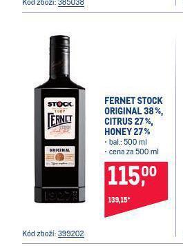 Makro Fernet stock nabídka