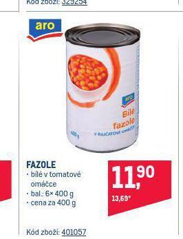 Makro Fazole nabídka