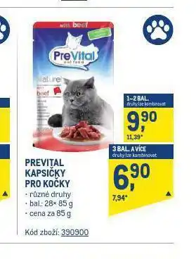 Makro Prvital kapsičky pro kočky nabídka