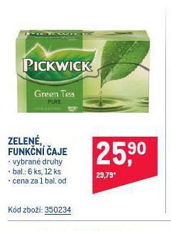 Makro Pickwick čaj nabídka
