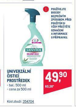 Makro Sanytol univerzální čistič nabídka