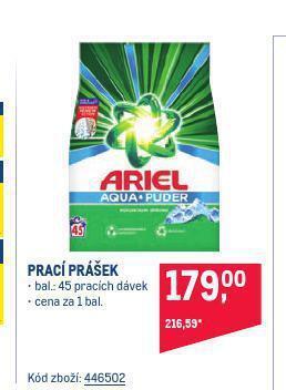 Makro Ariel prací prášek nabídka